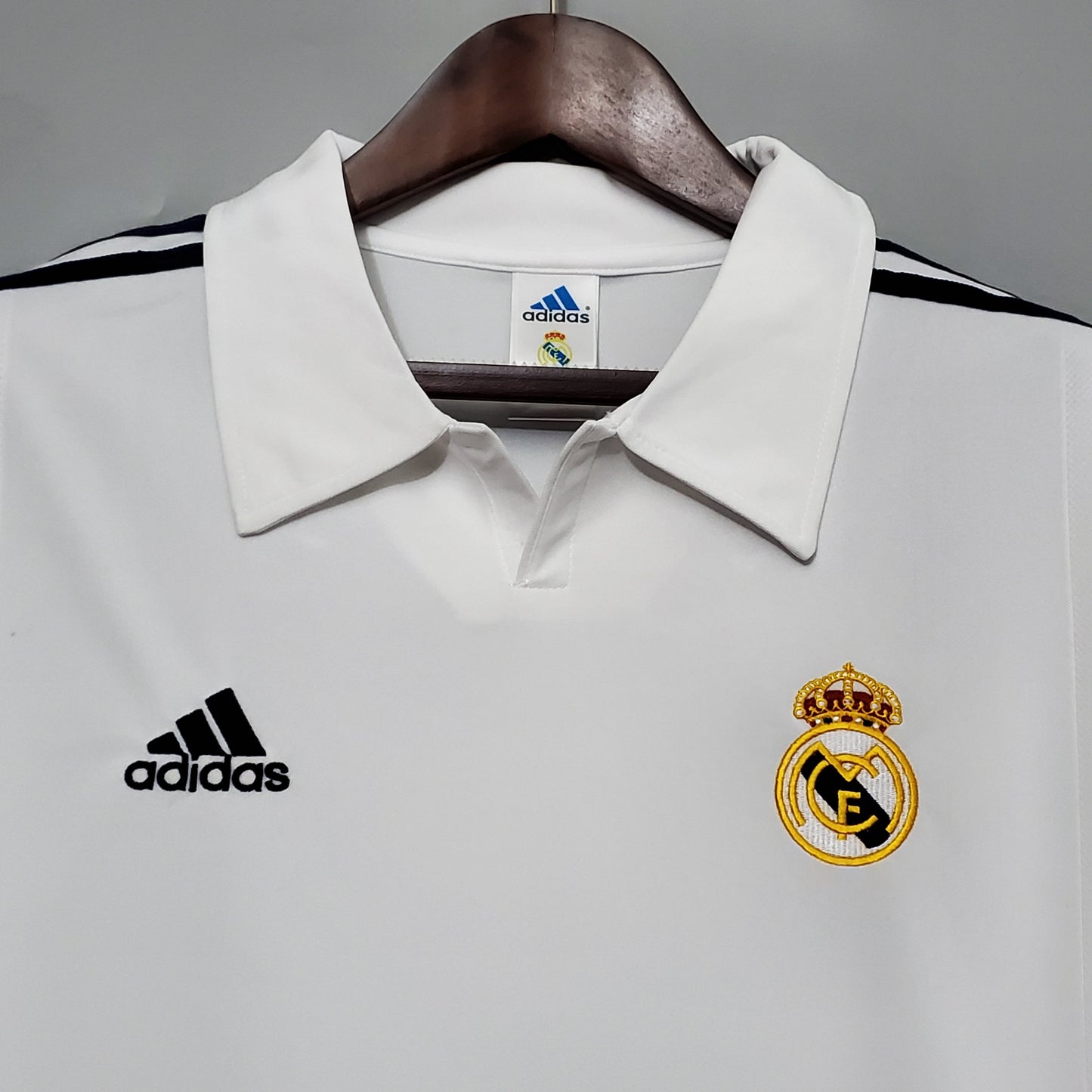 Real Madrid 2002 Home Long Sleeve