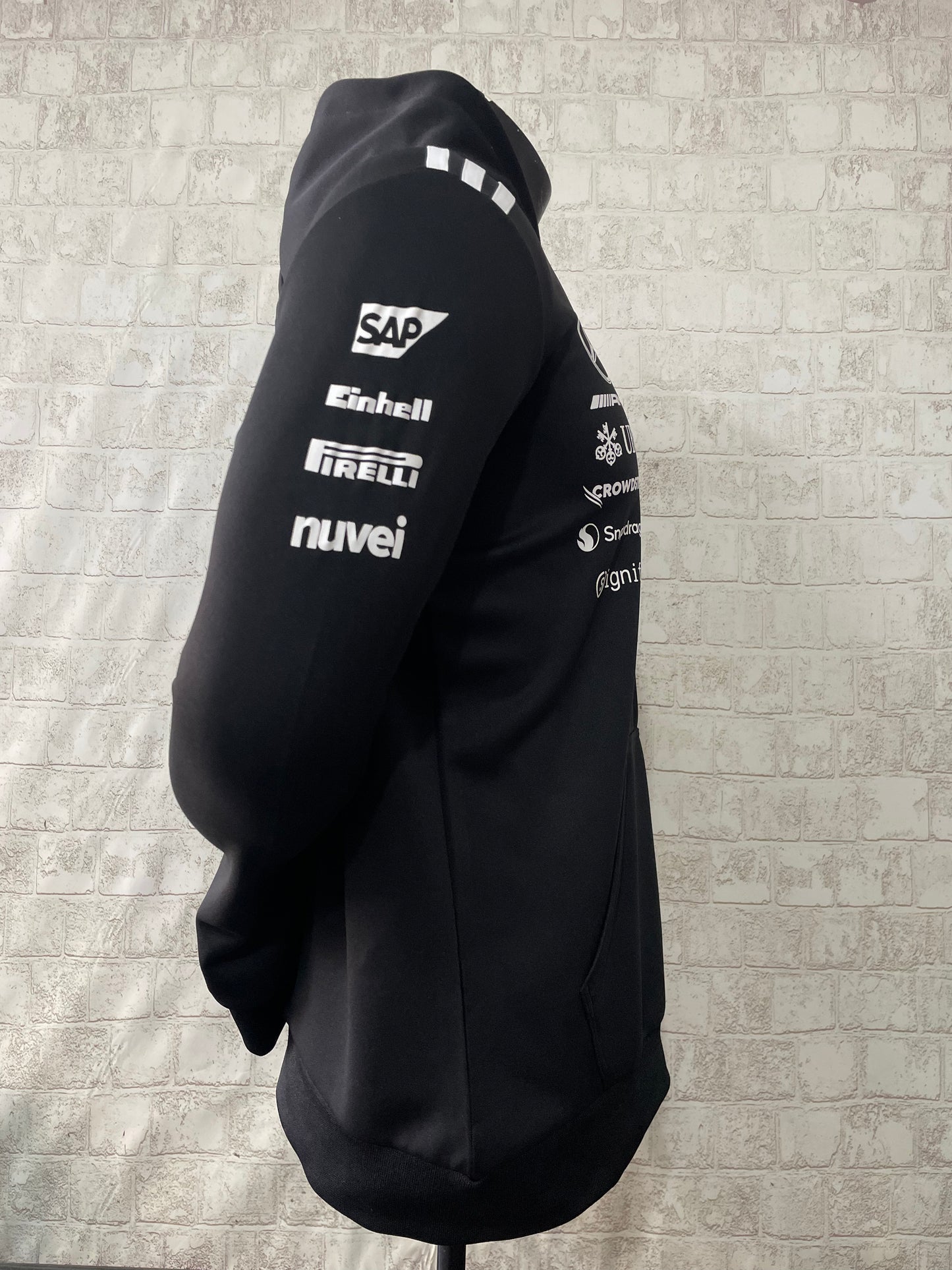 Mercedes AMG Petronas adidas F1 2025 Team Hoodie - Black