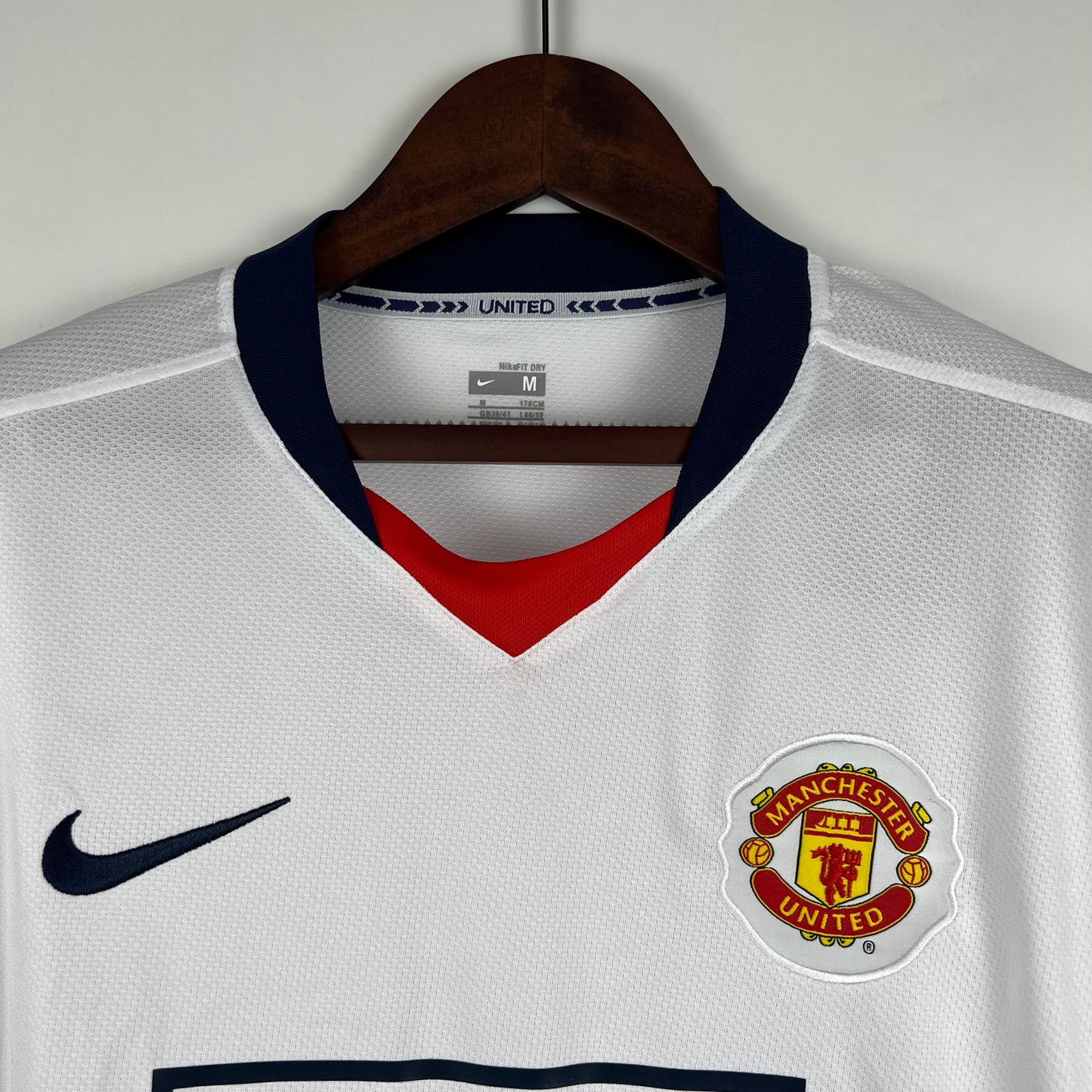 Manchester United 07/08 White Long Sleeve