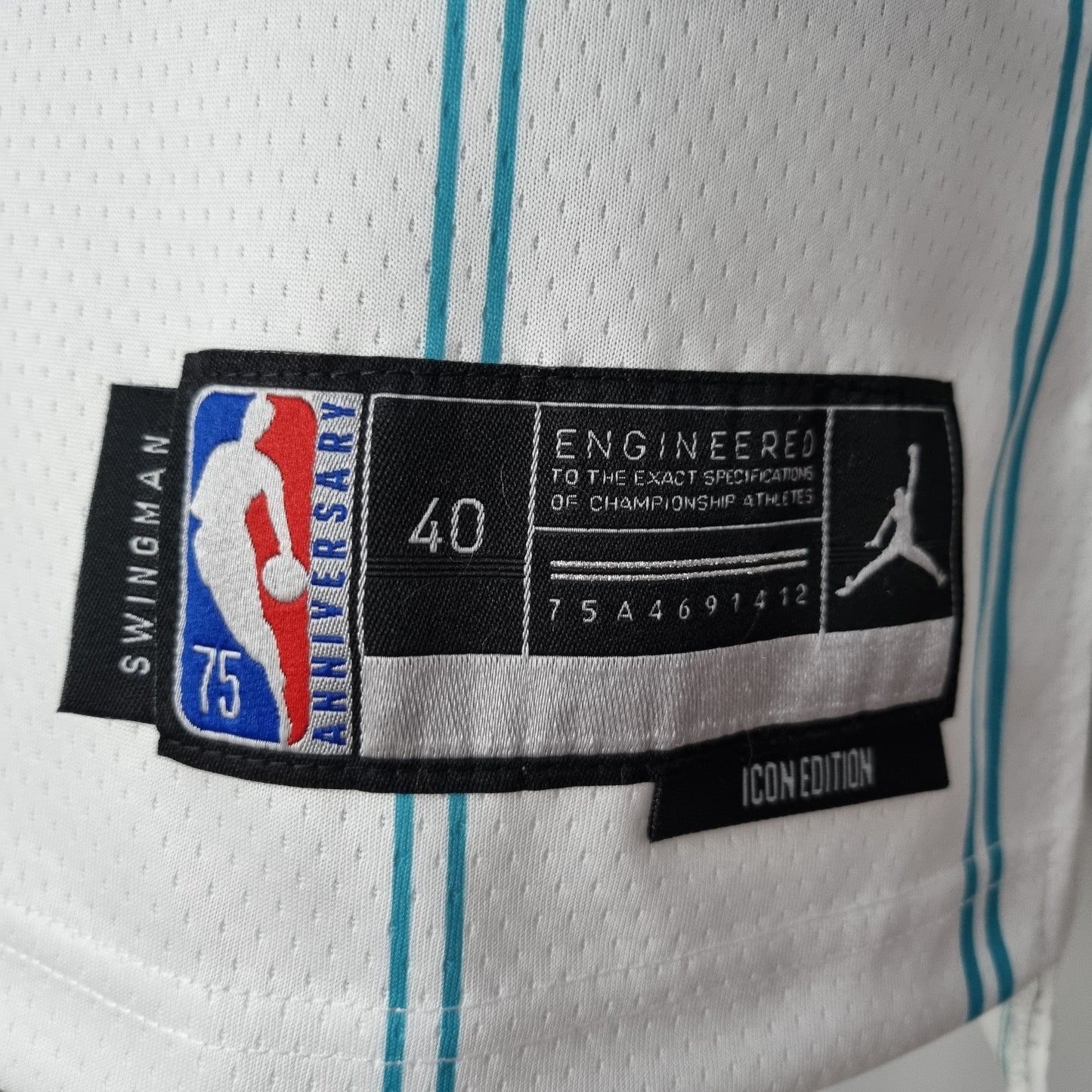 Charlotte Hornet White | 75th Anniversary