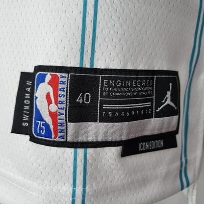 Charlotte Hornet White | 75th Anniversary