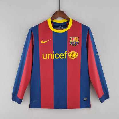 Barcelona 10/11 UEFA Champions League Home Long Sleeve