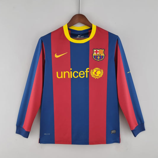 Barcelona 10/11 UEFA Champions League Home Long Sleeve