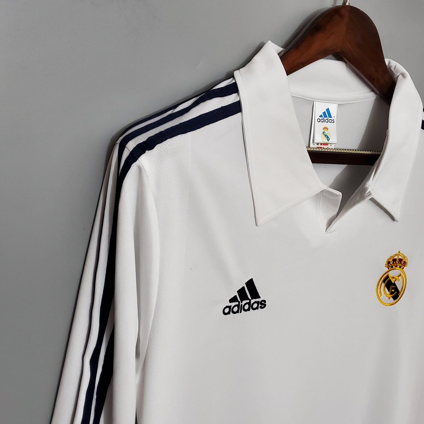 Real Madrid 2002 Home Long Sleeve