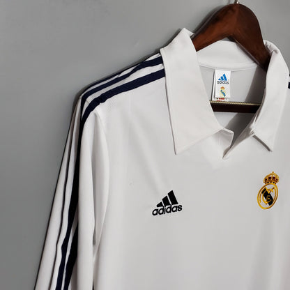 Real Madrid 2002 Home Long Sleeve