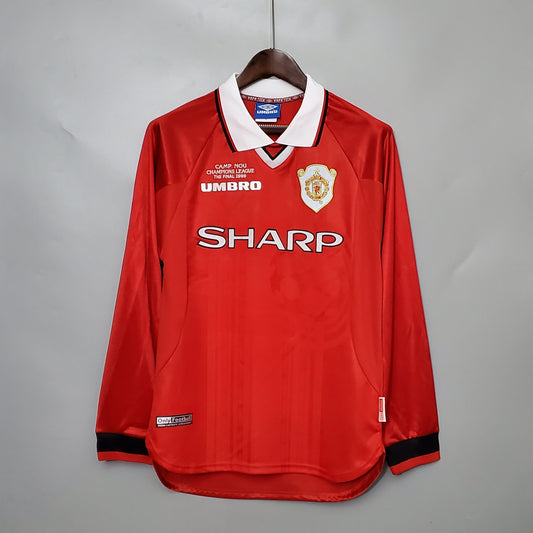 Manchester United 99/00 Champions League Version Home Long Sleeve
