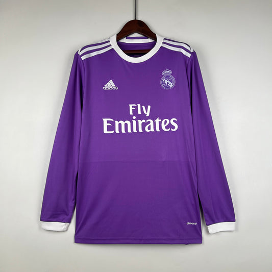 Real Madrid 16/17 Away Long Sleeve