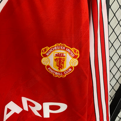 Manchester United 86/88 home Long Sleeve