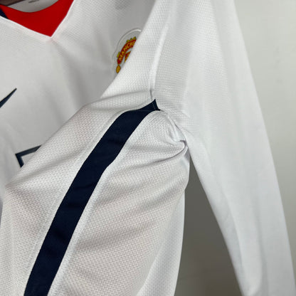 Manchester United 07/08 White Long Sleeve