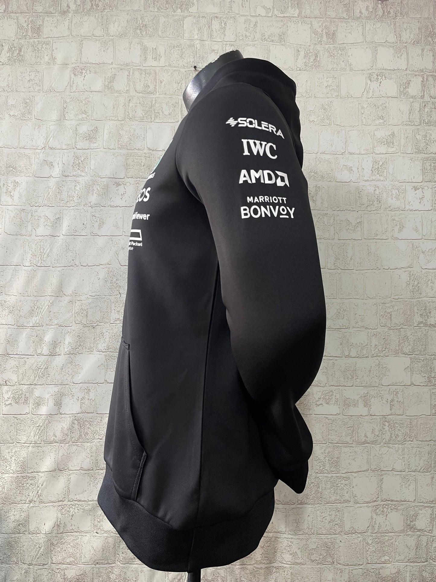 Mercedes AMG Petronas adidas F1 2025 Team Hoodie - Black