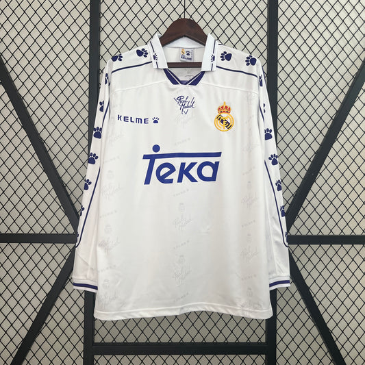 Real Madrid Home 95/96 Long Sleeve