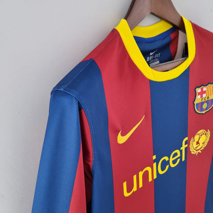 Barcelona 10/11 UEFA Champions League Home Long Sleeve