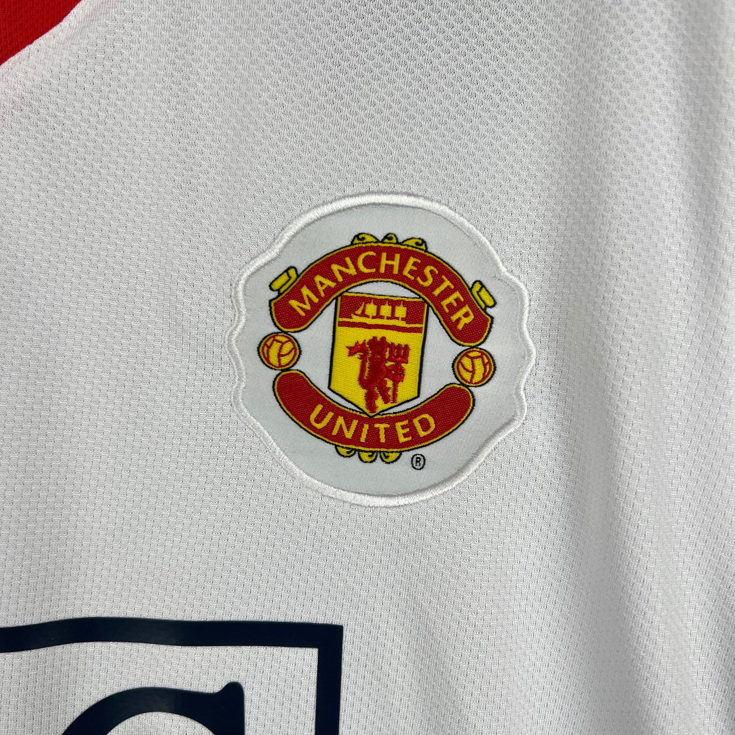 Manchester United 07/08 White Long Sleeve