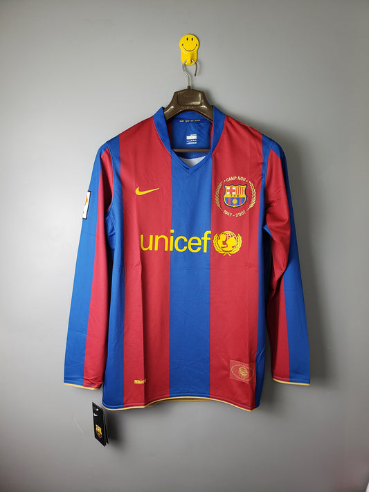 Barcelona 07/08 Home Long Sleeve
