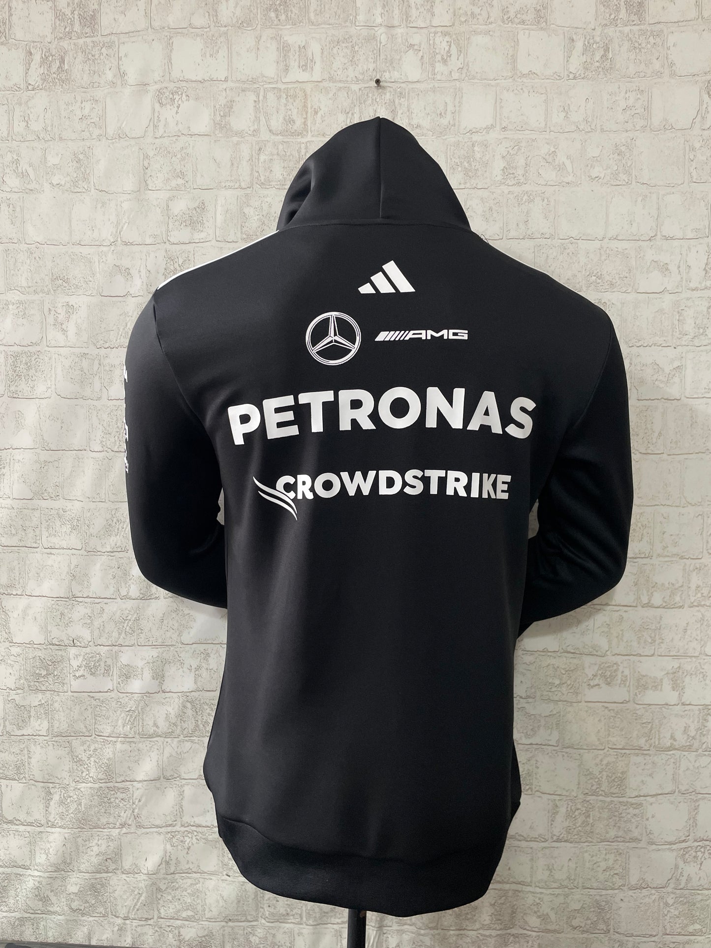 Mercedes AMG Petronas adidas F1 2025 Team Hoodie - Black