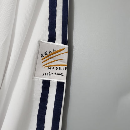 Real Madrid 2002 Home Long Sleeve