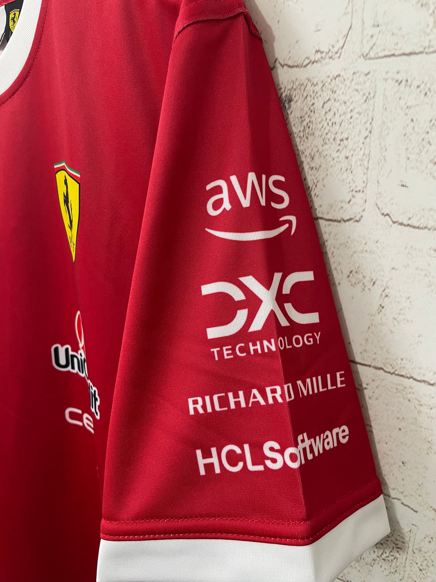 Scuderia Ferrari 2025 Drivers Oversized T-Shirt - Red