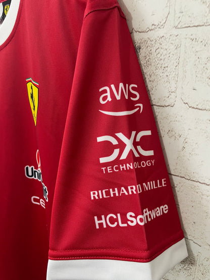 Scuderia Ferrari 2025 Drivers Oversized T-Shirt - Red