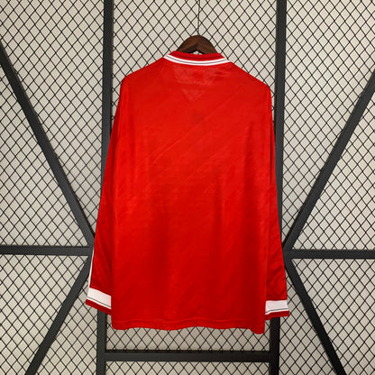 Manchester United 86/88 home Long Sleeve