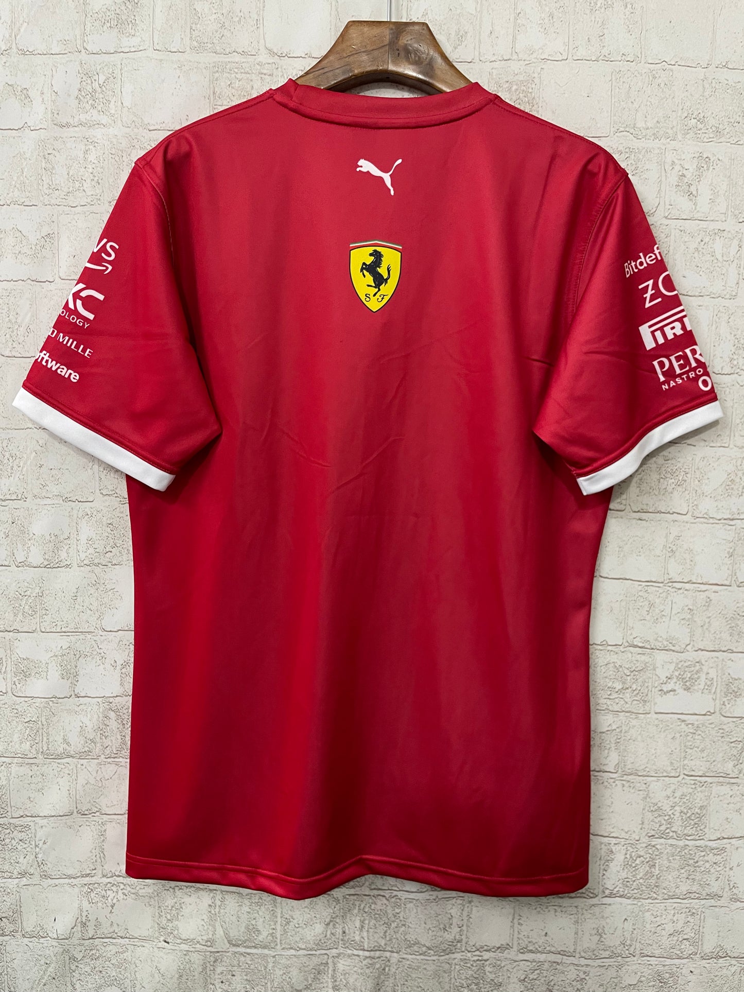 Scuderia Ferrari 2025 Drivers Oversized T-Shirt - Red