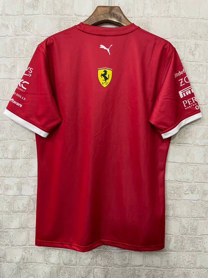 Scuderia Ferrari 2025 Drivers Oversized T-Shirt - Red