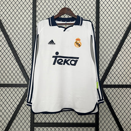 Real Madrid Home 00/01 Long Sleeve