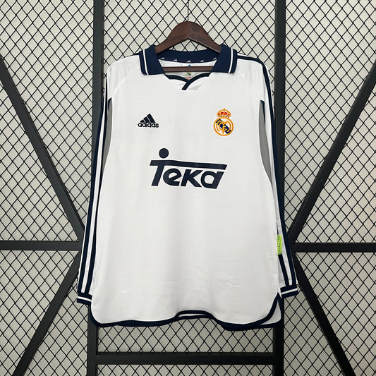 Real Madrid Home 00/01 Long Sleeve
